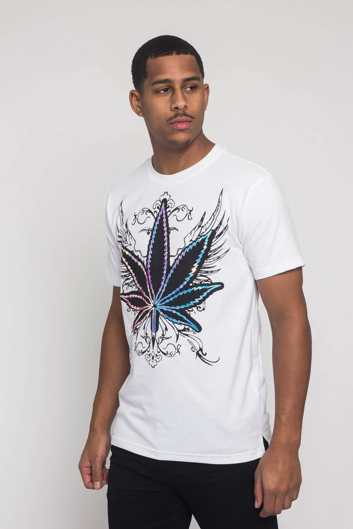 Iridescent Leaf T-Shirt