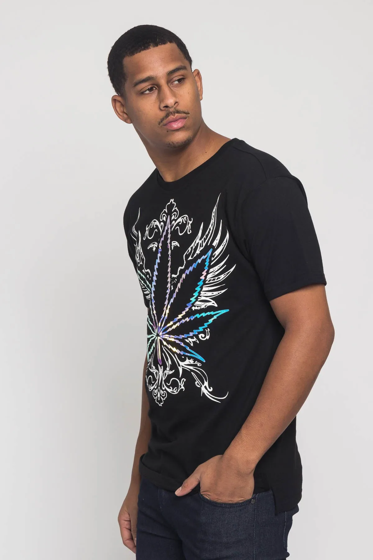 Iridescent Leaf T-Shirt