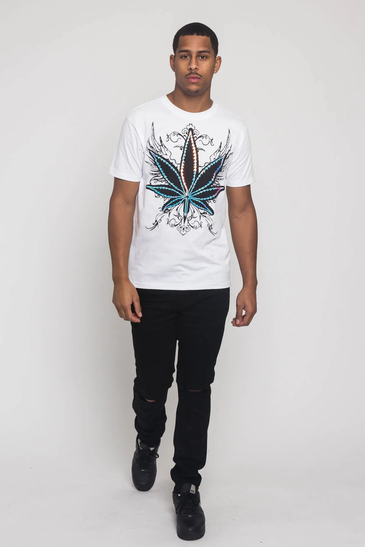 Iridescent Leaf T-Shirt