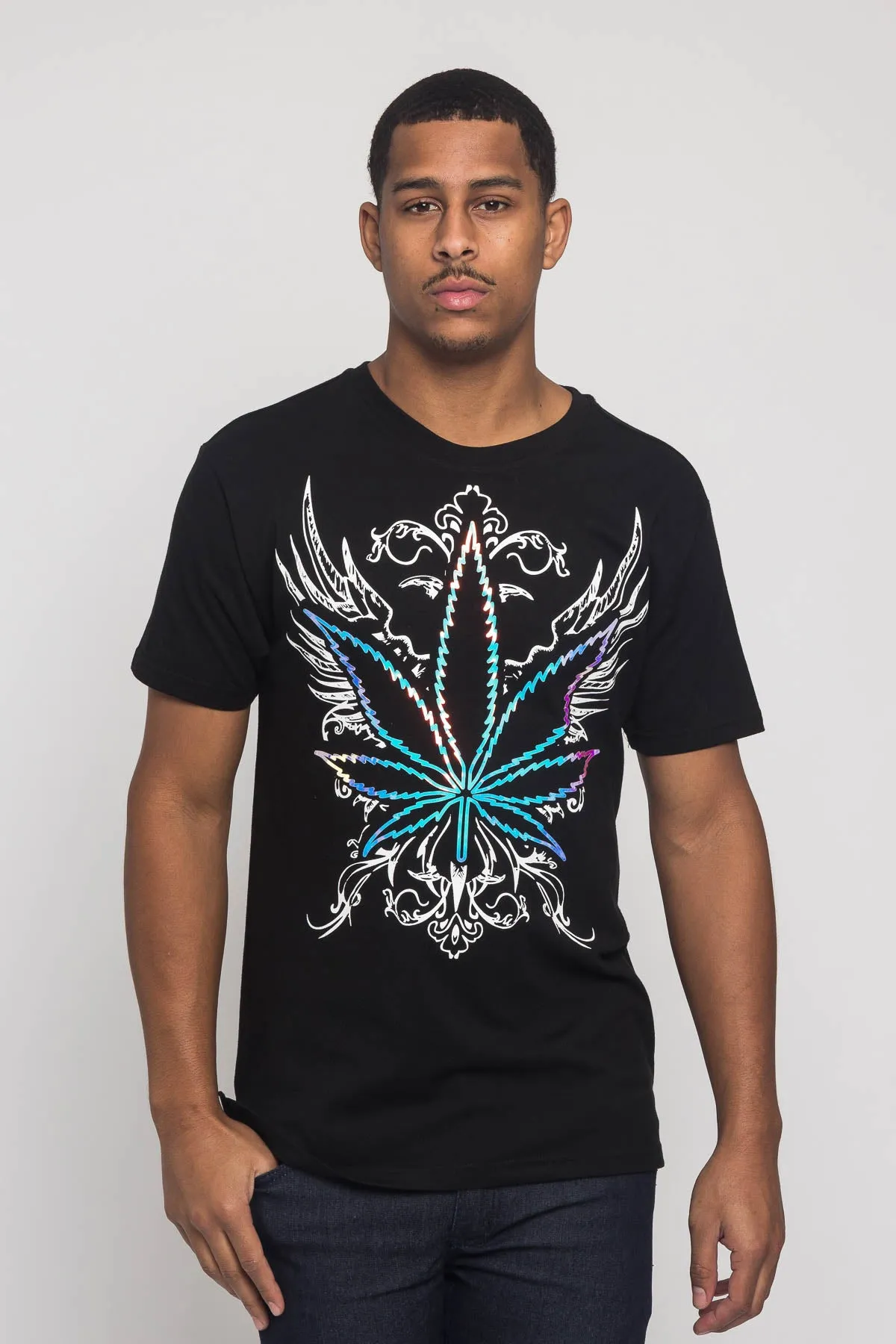 Iridescent Leaf T-Shirt