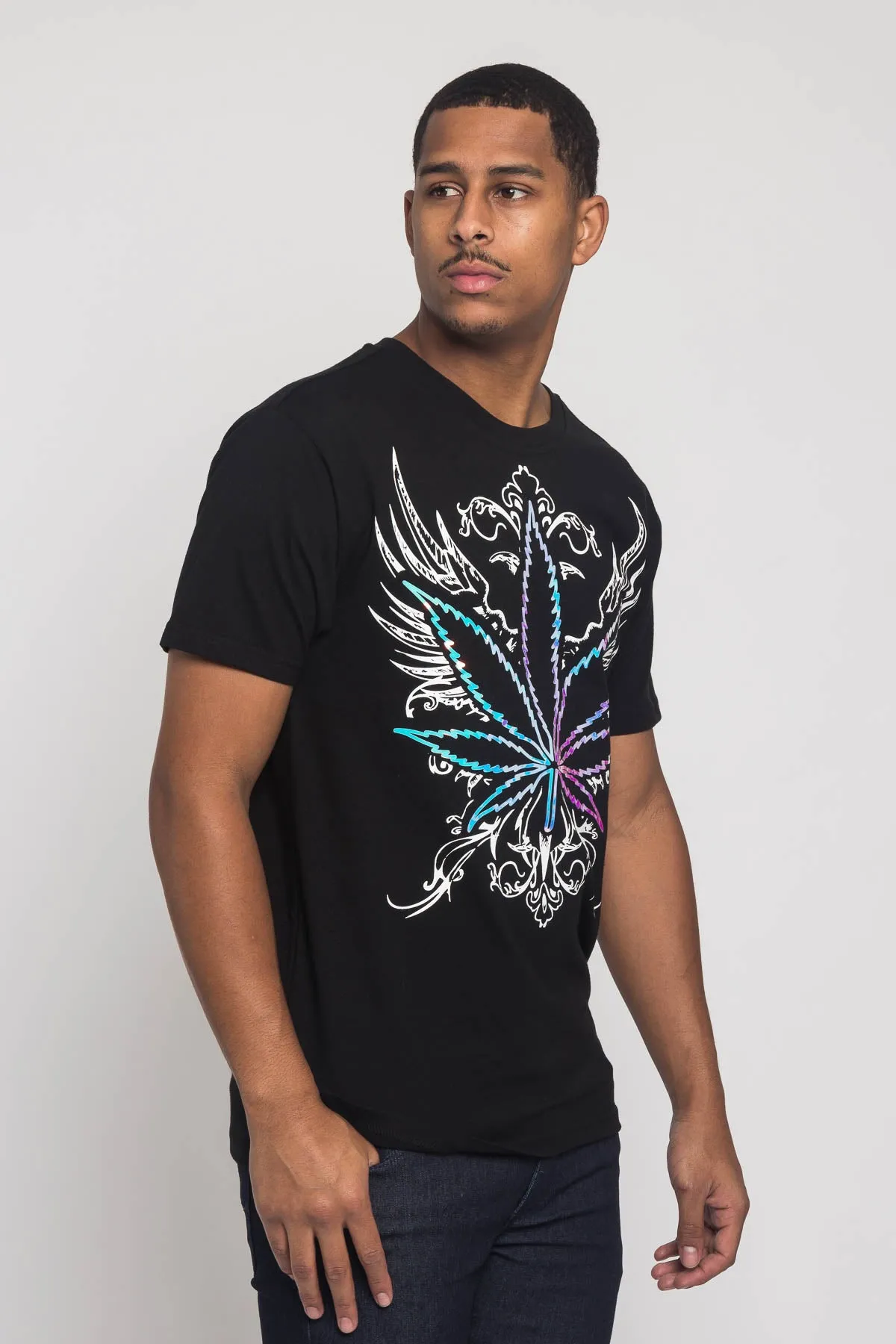 Iridescent Leaf T-Shirt