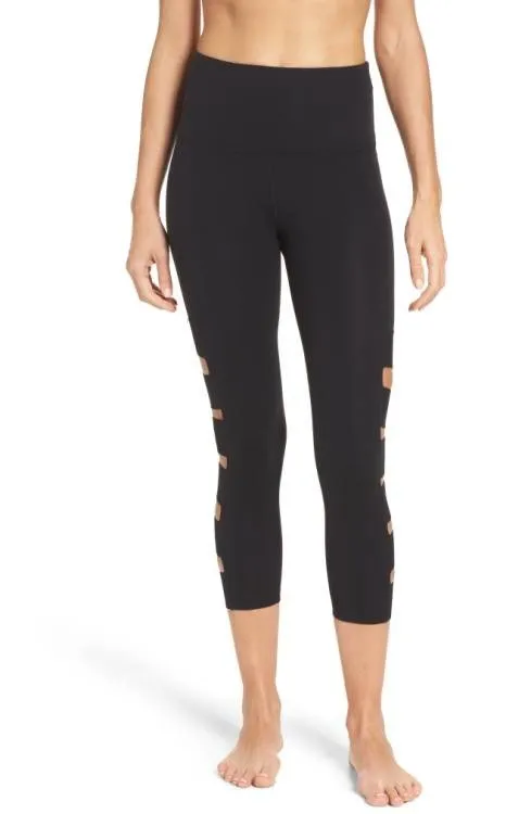 Last Chance! Beyond Yoga Wide Band Stacked Capris SP3217