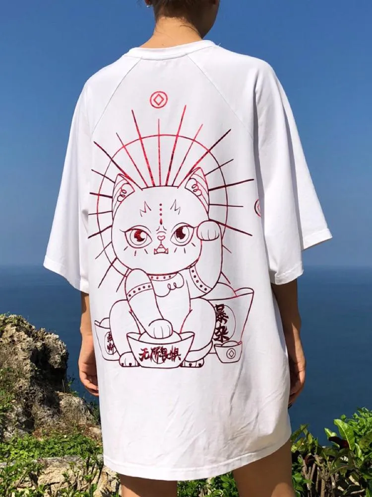 Lucky Cat Bronzing Tees