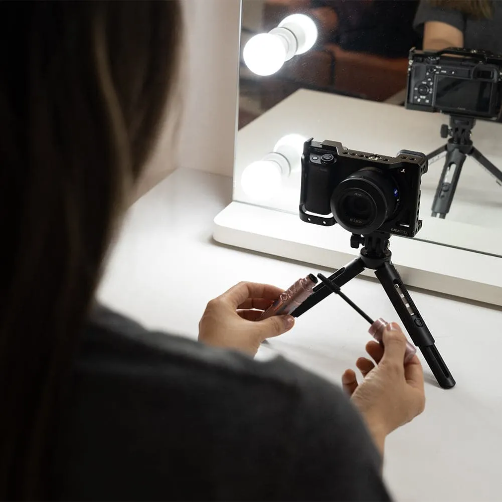 Mini Tabletop Desk Tripod Stand for Flash Lighting and Cameras