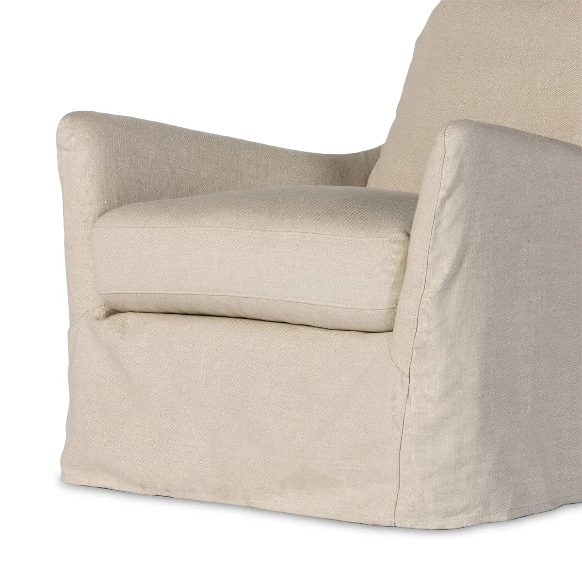 Monette Slipcover Swivel Chair