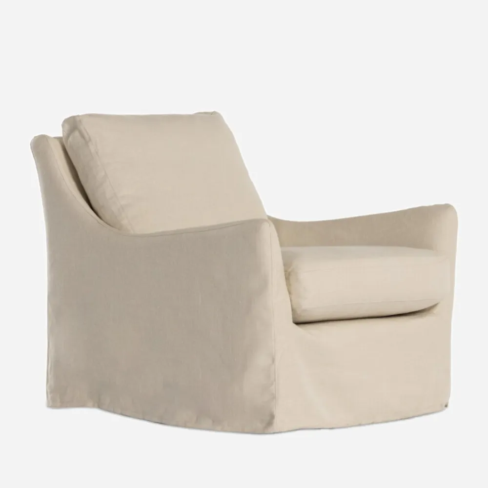 Monette Slipcover Swivel Chair