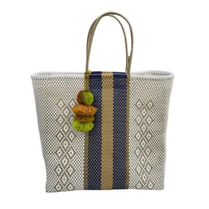 Navy Latte Joy Citron Tote