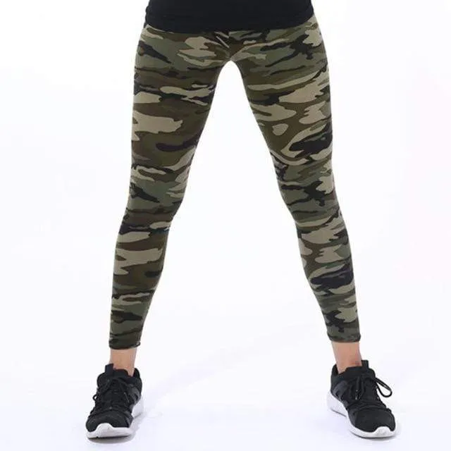 New Fashion Camouflage Printing Elasticity Leggings