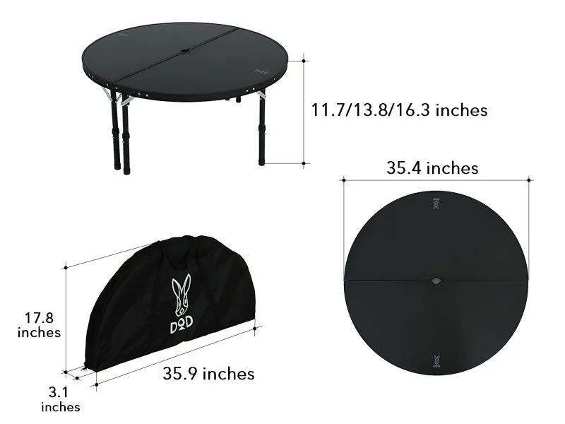 One Pole Tent Table