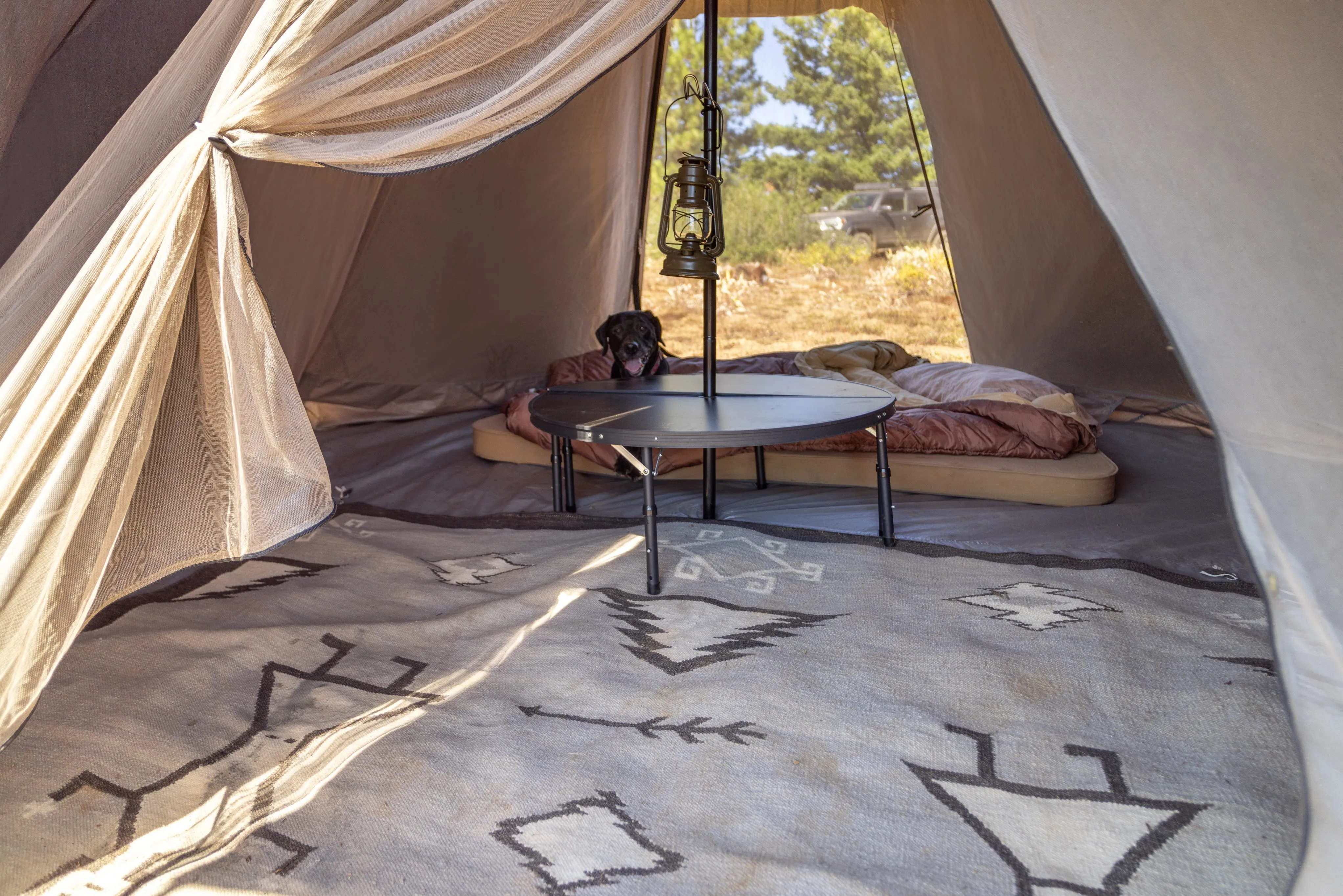 One Pole Tent Table