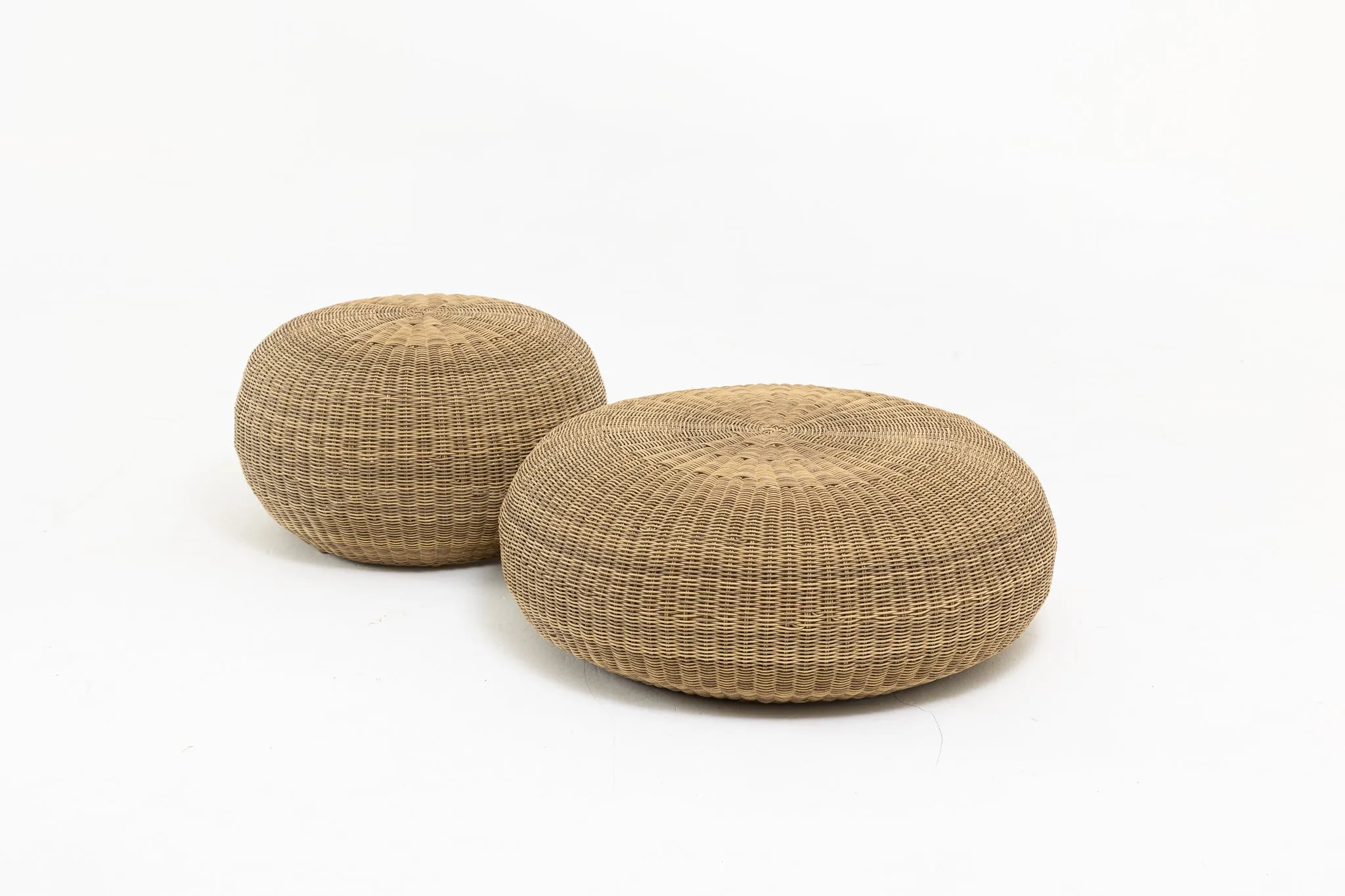 PEPO Outdoor Pouffe Ottoman (Natural)