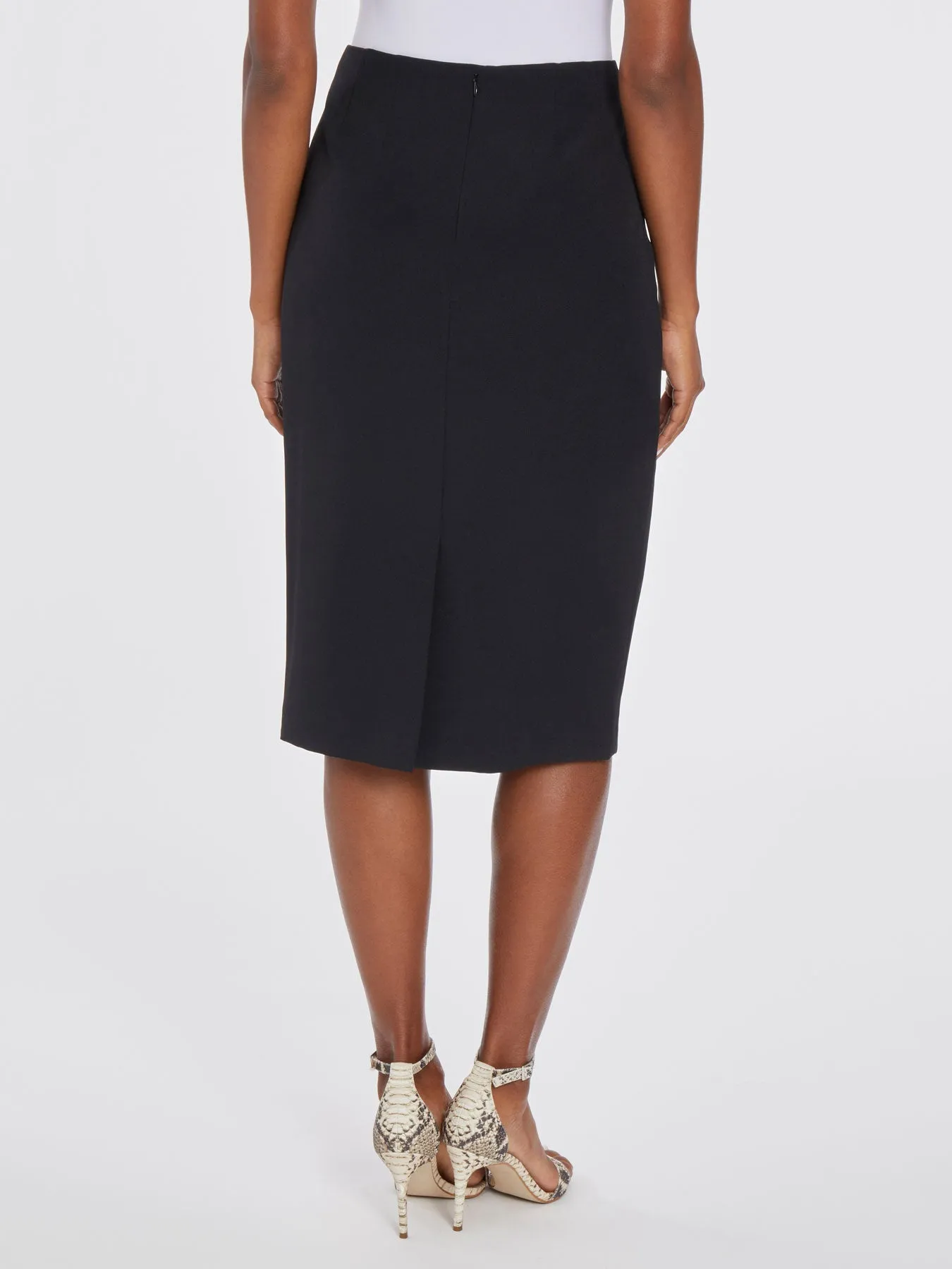 Petite Lana Skirt, Iconic Stretch Crepe