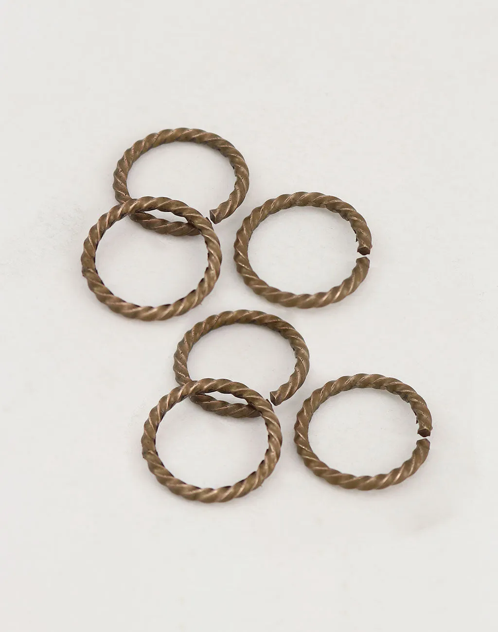 Roped Jump Ring, 17mm, 13ga, (6pcs)