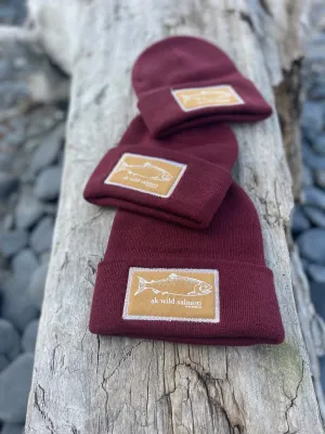 Rosehip AK Wild Salmon Patch Beanie $38.00