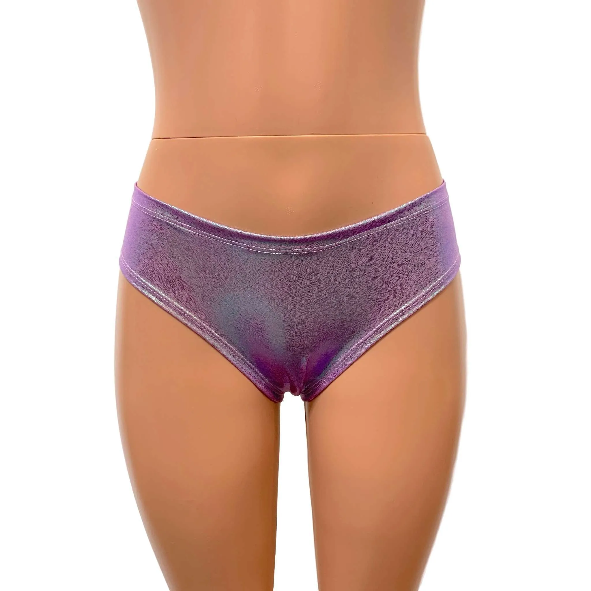 SALE - Lilac Iridescent Cheeky Bikini Bottom