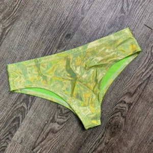 SALE - Lime Green Holographic Cheeky Bikini