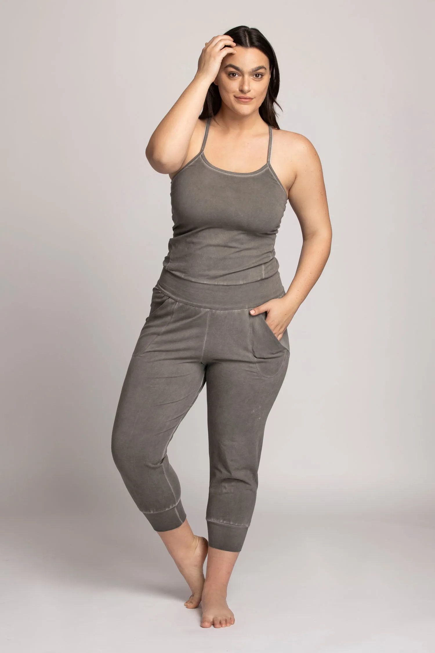 Stonewash Yoga Jumpsuit