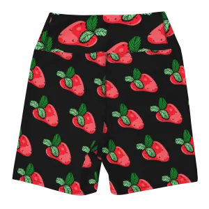 Strawbaerry Yoga Shorts