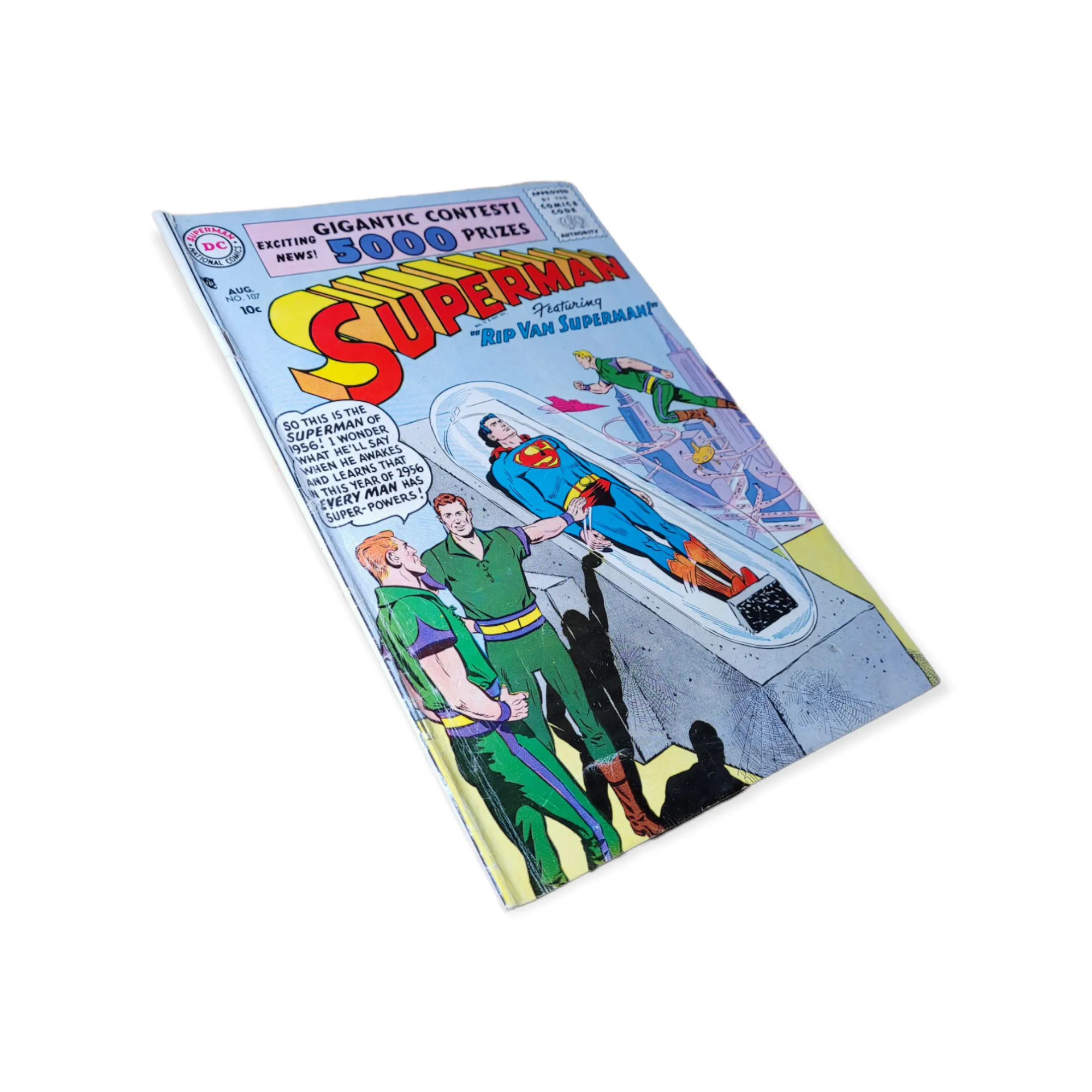 Superman #107 Lois Lane Jimmy Olsen 1st Appearance Drago (1956)