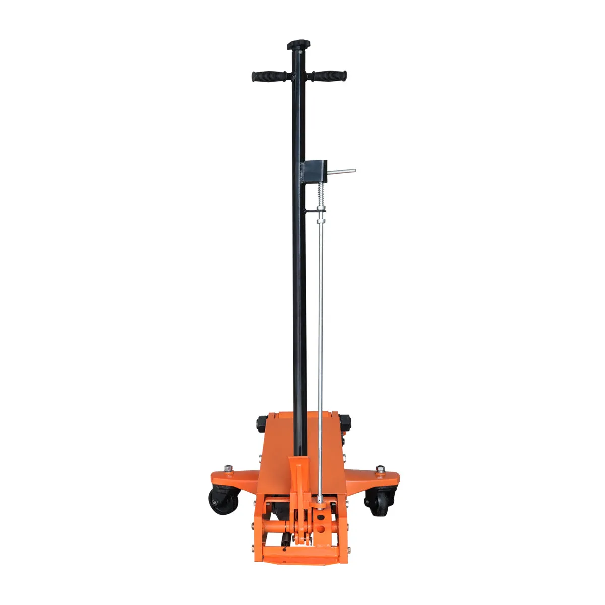 TMG Industrial 20 Ton Long Reach Chassis Service Jack, Twin Pistons, 9” Ground Clearance, 360° Pivot, TMG-AJL20