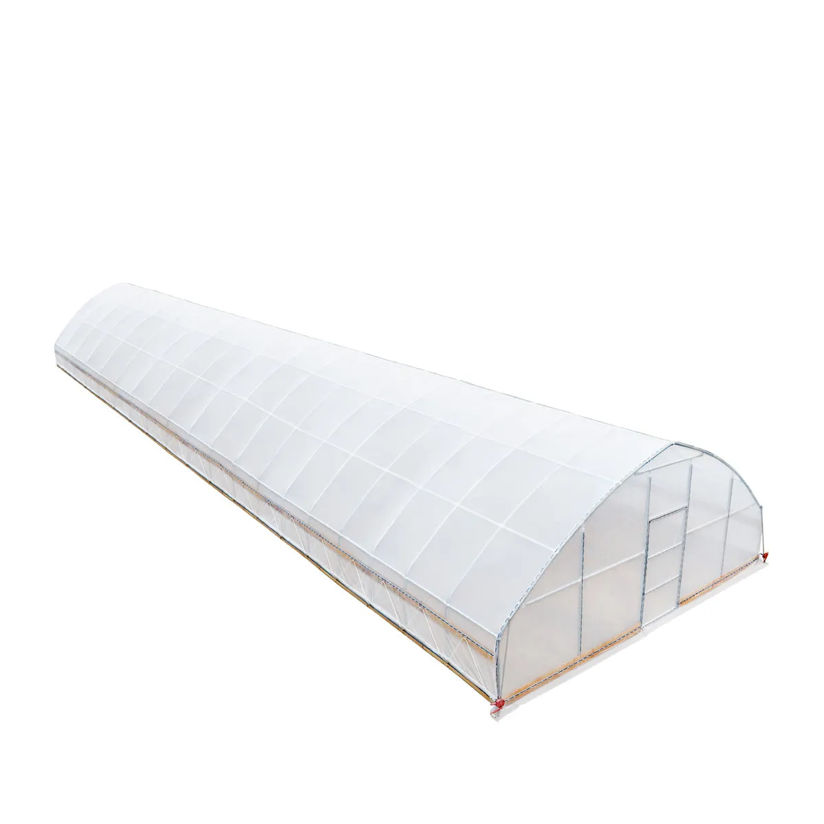 TMG Industrial 25’ x 80’ Tunnel Greenhouse Grow Tent w/6 Mil Clear EVA Plastic Film, Cold Frame, Hand Crank Roll-Up Sides, Peak Ceiling Roof, TMG-GH2580