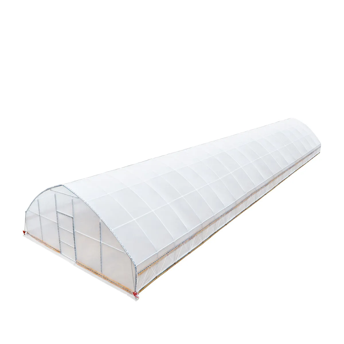 TMG Industrial 25’ x 80’ Tunnel Greenhouse Grow Tent w/6 Mil Clear EVA Plastic Film, Cold Frame, Hand Crank Roll-Up Sides, Peak Ceiling Roof, TMG-GH2580