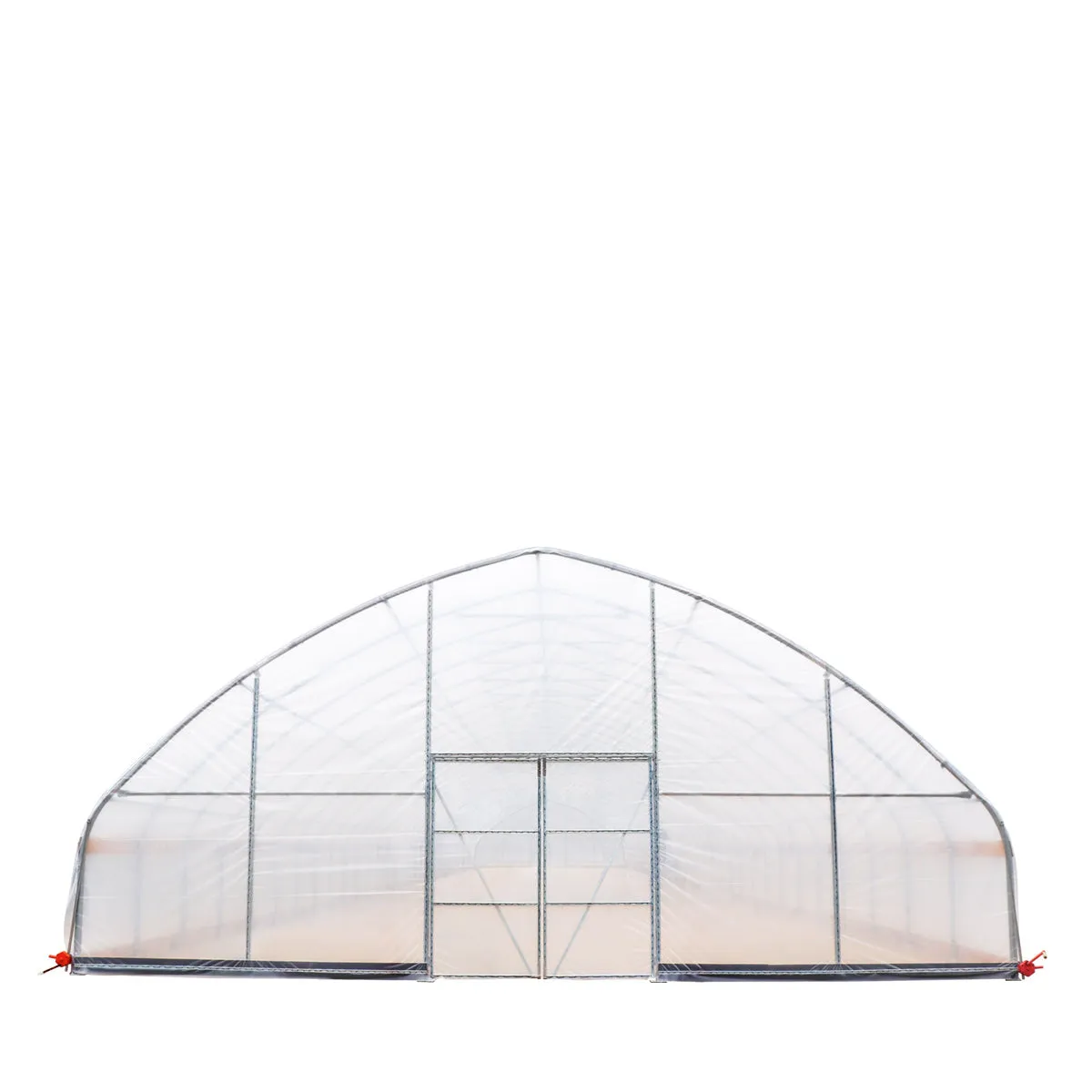 TMG Industrial 30’ x 120’ Tunnel Greenhouse Grow Tent w/6 Mil Clear EVA Plastic Film, Cold Frame, Hand Crank Roll-Up Sides, Peak Ceiling Roof, TMG-GH30120