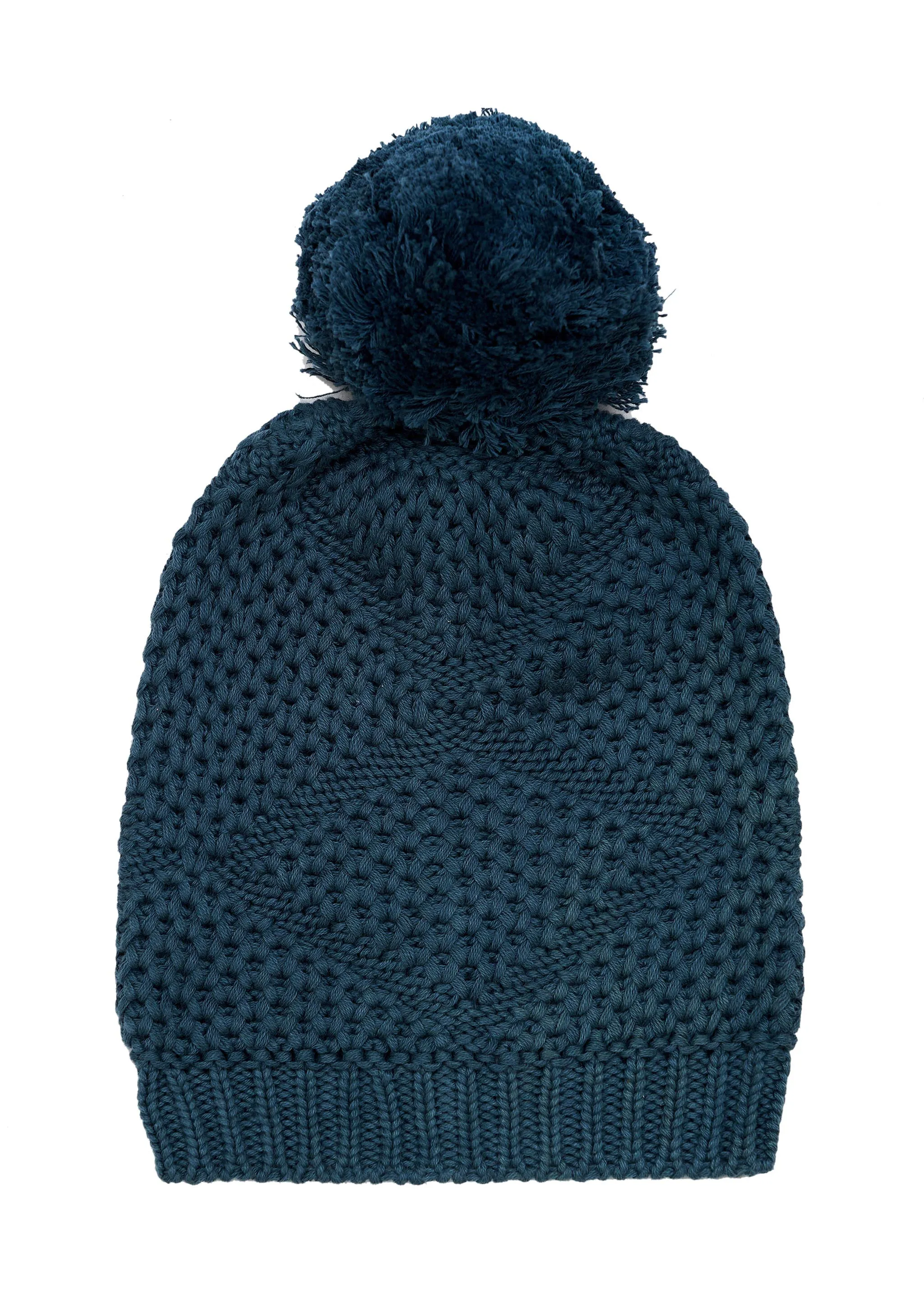 Toasty Knitted Beanie - Deep Sea