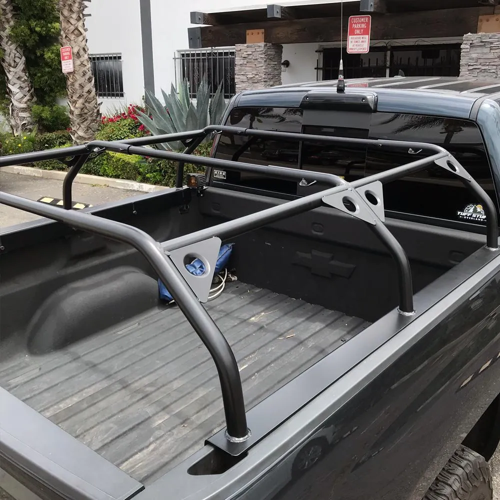 Truck Bed Rack for RTT, Adjustable, 51" Length, Steel, Black