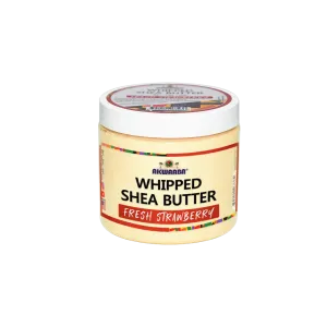 Whipped Shea Butter (Fresh Strawberry) - 12 oz.