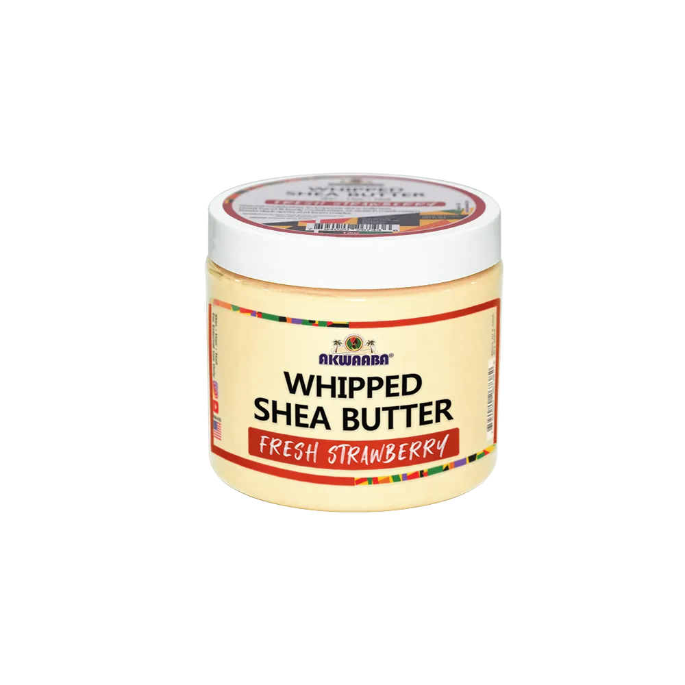 Whipped Shea Butter (Fresh Strawberry) - 12 oz.