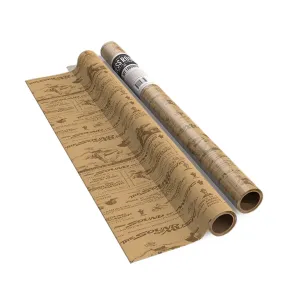 Wrapping Paper Single Roll: Brown Paper Packages Tied Up With String - Vintage Ad Block Design